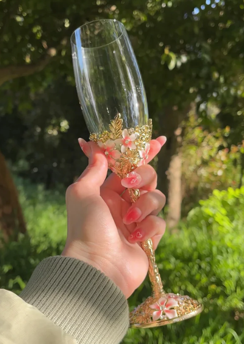 The Slumbering Beauty Champagne Glass