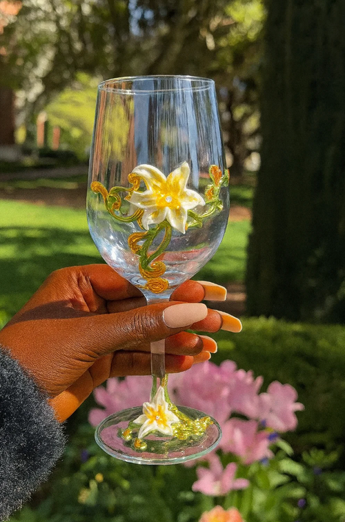 Frog Prince Champagne Glass