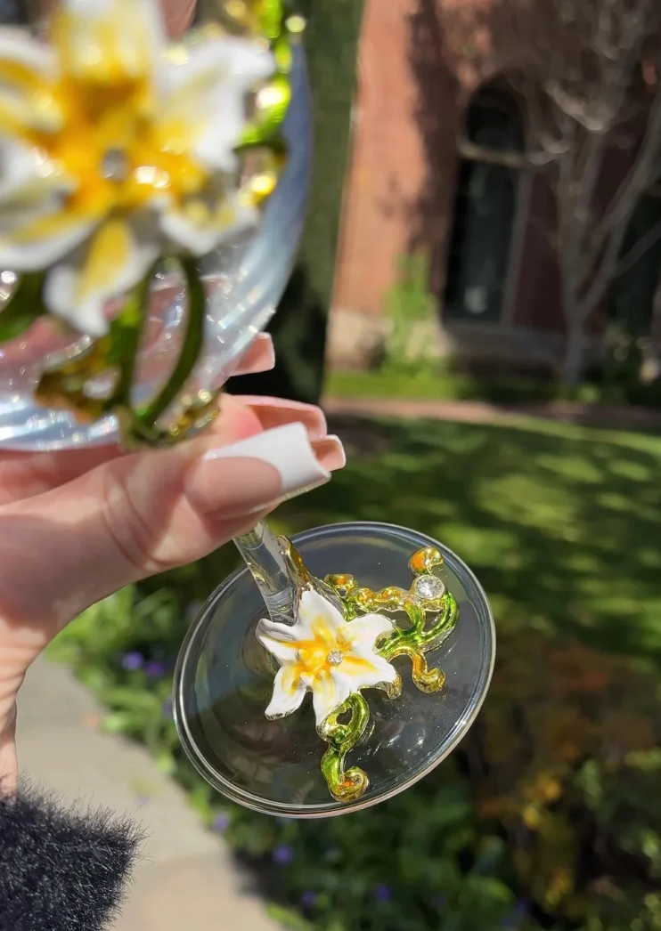 Frog Prince Champagne Glass