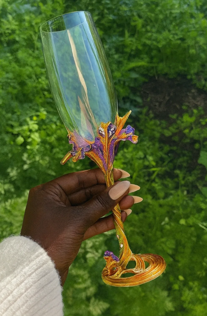 Tangled Dreams Champagne Glass