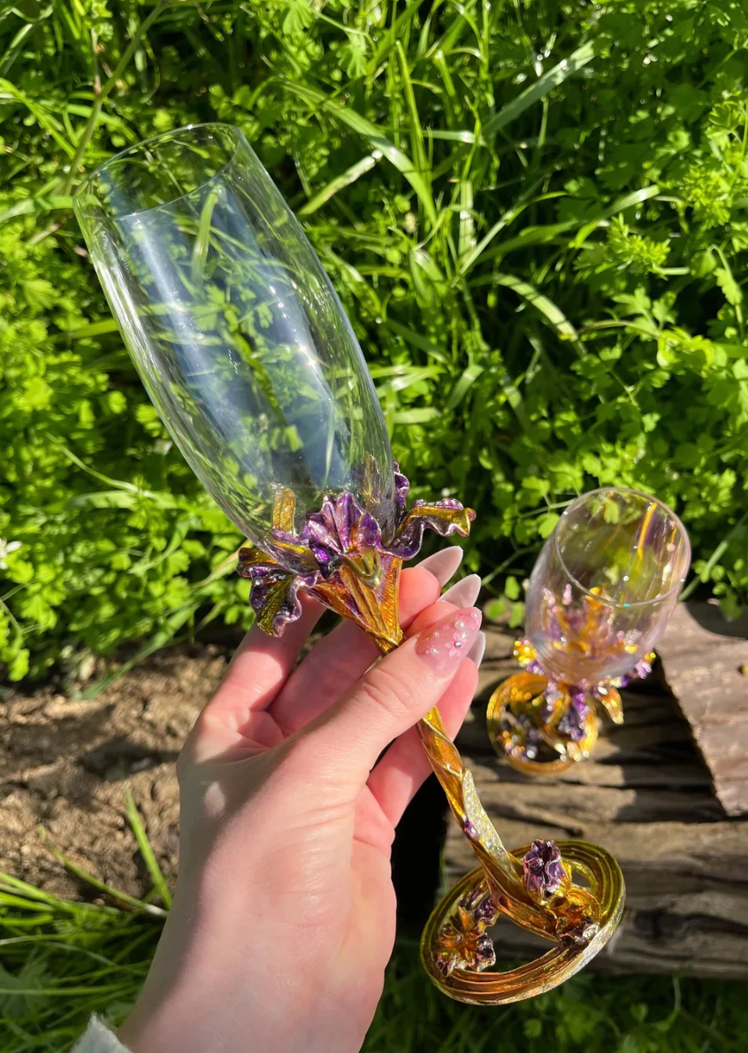 Tangled Dreams Champagne Glass